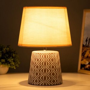 Настольная лампа «Маура» Е14 40 Вт кофе 23x23x33 см RISALUX