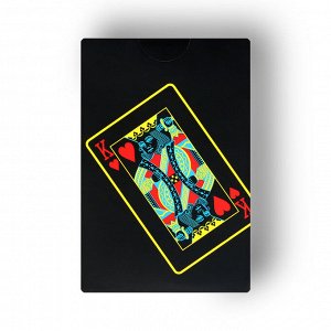 Карты игральные пластиковые "Художественные", 30 мкм, 54 карты, карта 8.7 х 5.7 см, черные