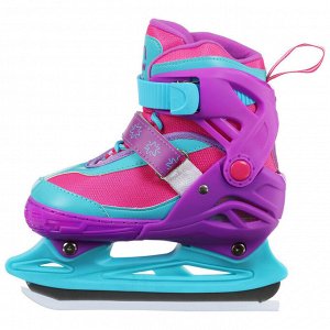 Коньки детские раздвижные Snow Cat, с роликовой платформой.