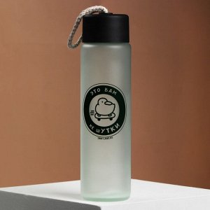 Бутылка для воды «Утки», стекло,цвет МИКС, 350 мл