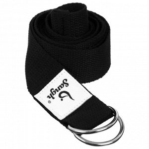 Набор для йоги Sangh: блок, ремень, цвет чёрный