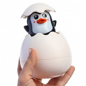 Игрушка для ванны Крошка Я «Пингвинчик/ Цыпленок в яйце», брызгалка, виды МИКС