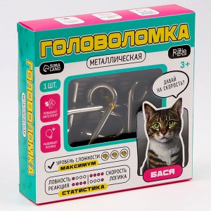 Головоломка металлическая «Бася»