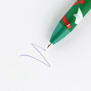 Ручка шариковая, синяя паста, матовый корпус, автоматическая в конверте, 0.7 мм «Лучший выпускник»