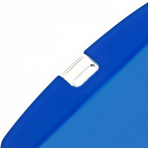 Бейдж горизонтальный, внешний 100 х 79 мм, внутренний 85х54 мм, силиконовый, синий