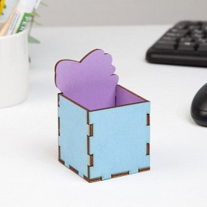 Карандашница, органайзер «Хватит работать!», 6?6?10 см