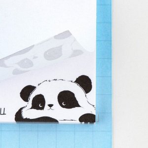 Блок бумаги с отрывными листами в конверте, 50 л «Панда»