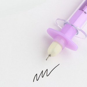 Art Fox Ручка прикол шариковая синяя паста, шпритц «Пофигин», на подложке