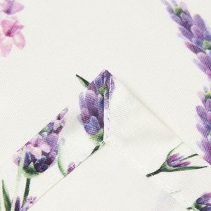 Набор салфеток с декоративными кольцами «Этель» Lavender, 40x40 см - 2 шт., 100% хлопок, саржа