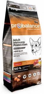 ProBalance Immuno Adult Корм сухой для взрослых собак с говядиной, 15 кг