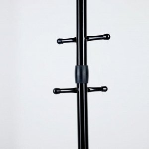 Вешалка напольная «Комфорт» (ВК4/Ч), 60x60x180 см, цвет чёрный