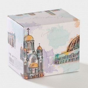 Кружка Доляна «Екатеринбург», 340 мл, фарфор