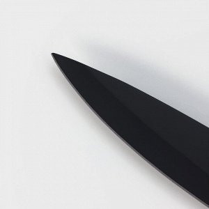 Нож универсальный кухонный Magistro Dark wood, длина лезвия 12.7 см