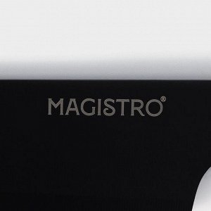 Нож шеф кухонный Magistro Dark wood, длина лезвия 20.3 см