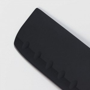 Нож Сантоку кухонный Magistro Dark wood, длина лезвия 17.8 см