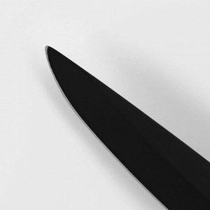 Нож кухонный Доляна Simplex, обвалочный, длина лезвия 15,2 см, цвет чёрный