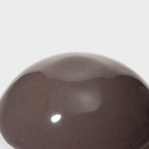 Салатник Magistro «Мрамор», d=12.5 см, стекло, цвет графит