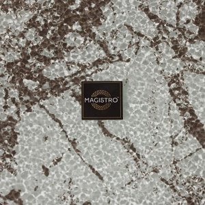 Блюдо сервировочное Magistro «Мрамор», 23.5x11x0.8 см, стекло, белое