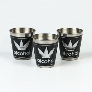 Стопки Alcohol, набор 3 шт. по 70 мл