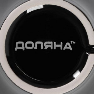 Набор кружек Доляна Coffee break, 300 мл, 2 шт, керамика, чёрный