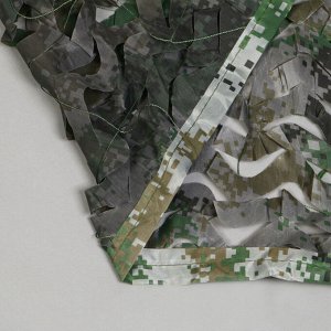Сетка маскировочная, 5 ? 2 м, двухслойная, песочно-зелёная, с люверсами