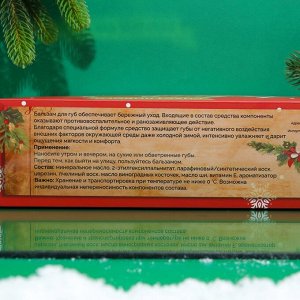 Бальзам для губ новогодний «Дед мороз»