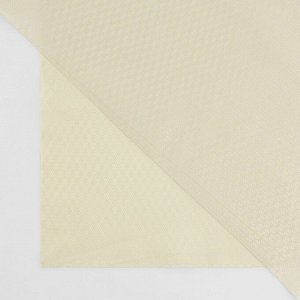 Ткань подкладочная «Ромб», 100 % полиэстер, 1 x 1,4 м, цвет молочный