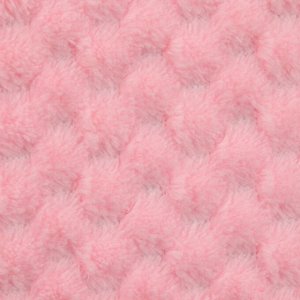 Лоскут плюш «Соты», 50 x 50 см, 220 г/м, цвет розовый №34