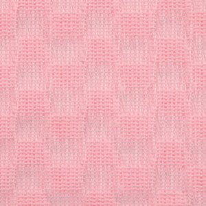 Лоскут плюш «Соты», 50 x 50 см, 220 г/м, цвет розовый №34