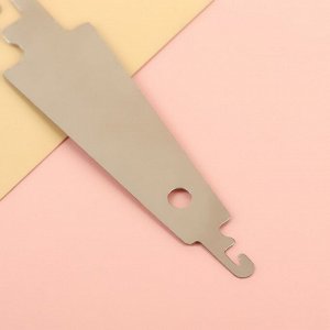 Нитевдеватель металлический, 5x1.2 см