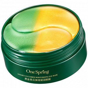 Патчи с экстрактом огурца и дикого боярышника One Spring Golden Cucumber Moisturizing Eye Mask