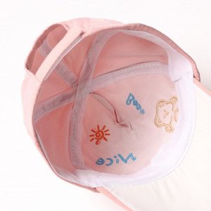 Кепка детская MINAKU цвет розовый, размер 48-50