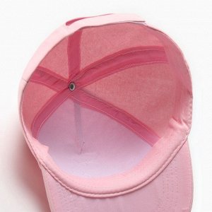 Кепка для девочек MINAKU "Радуга" цвет розовый, р-р 52