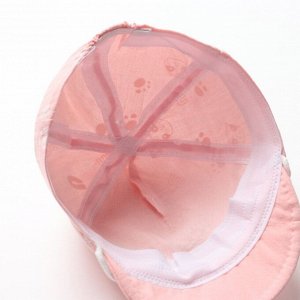 Кепка детская MINAKU розовый, размер 44-46