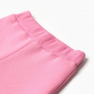 Комплект для девочки (толстовка, брюки), НАЧЁС, цвет розовый, рост