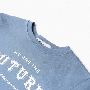 Костюм детский (лонгслив, брюки) KAFTAN Future 36 (134-140), голубой