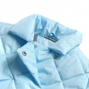 Куртка детская стеганая, цвет голубой, рост