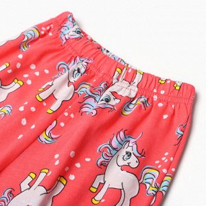 Пижама для девочек, цвет малиновый, рост