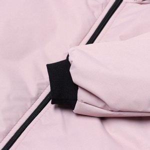 Куртка демисезонная детская, цвет пыльно-розовая, рост