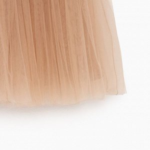 Платье для девочки нарядное KAFTAN, рост 98-104 см (30), бежевый