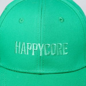 Кепка детская для мальчика Happycore, цвет зелёный, р-р 52-54, 5-7 лет