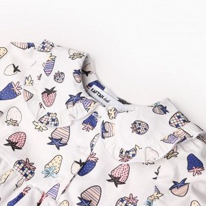 Платье детское с воротником KAFTAN «Ягоды»