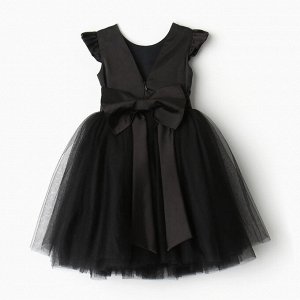 Платье нарядное детское MINAKU: PartyDress, цвет чёрный, рост