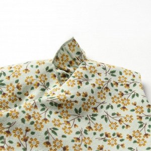 Платье для девочки MINAKU: Cotton collection, цвет фисташковый.