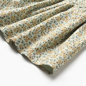 Платье для девочки MINAKU: Cotton collection, цвет фисташковый.