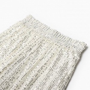 Брюки из пайеток KAFTAN, серебряные