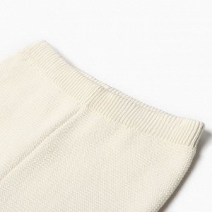 Костюм вязаный (джемпер, брюки), цвет бежевый рост 68