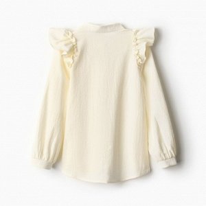 Блузка для девочки MINAKU цвет молочный, рост