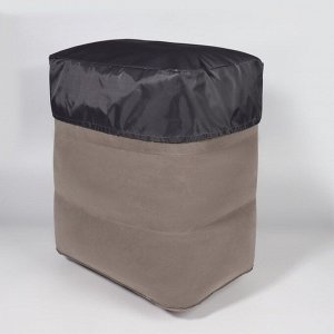 Подушка надувная, 46 x 33 x 45 см, в чехле, цвет серый