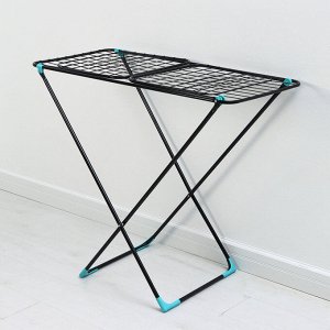 Сушилка для белья напольная, 220*50*90 см, 25 м, цвет черный